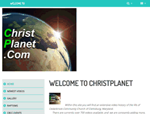 Tablet Screenshot of christplanet.com